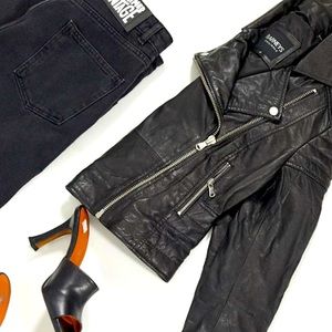 Barney’s leather jacket